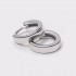 Sterling Silver Plain Huggie Earrings